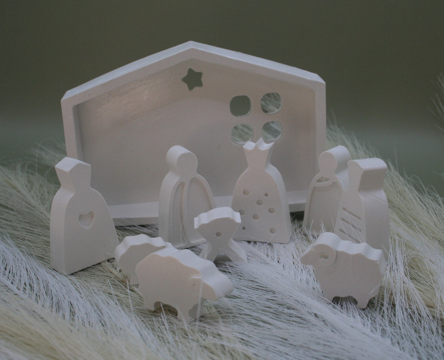 Crèche lumière de Noël