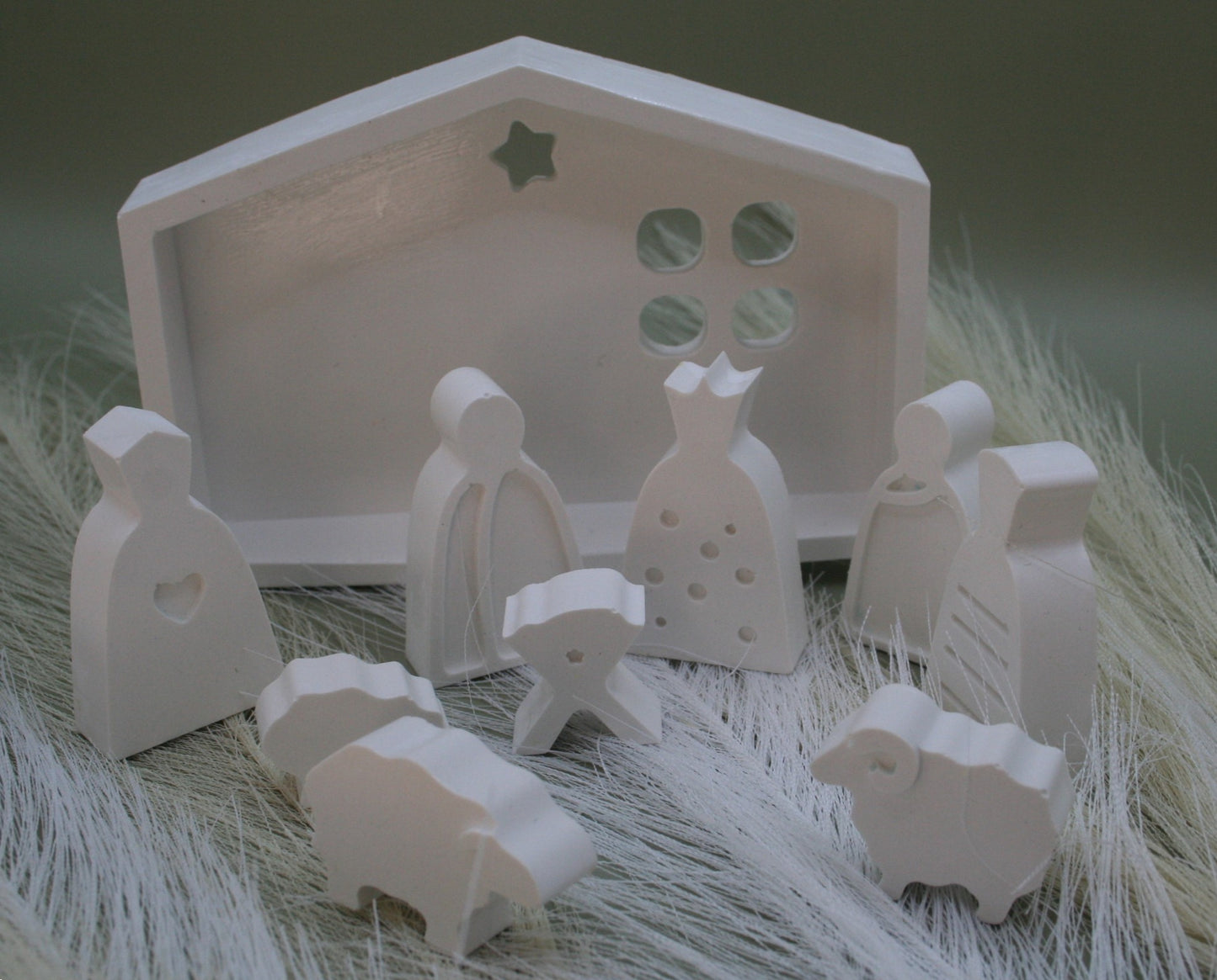 Crèche lumière de Noël