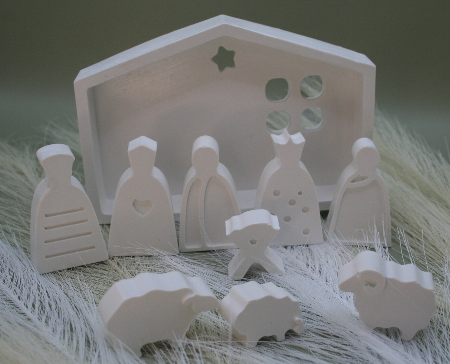 Crèche lumière de Noël