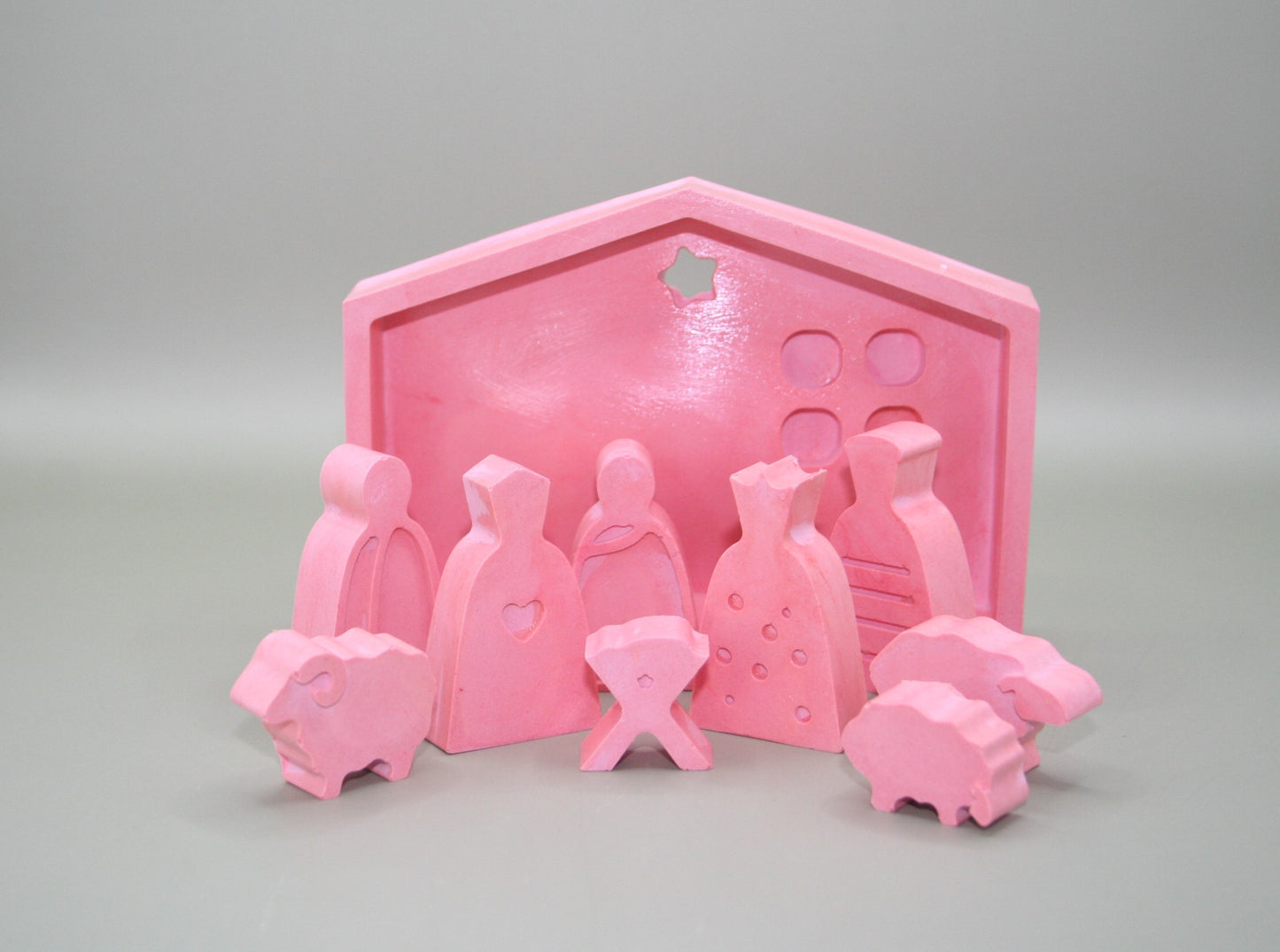 Crèche lumière de Noël