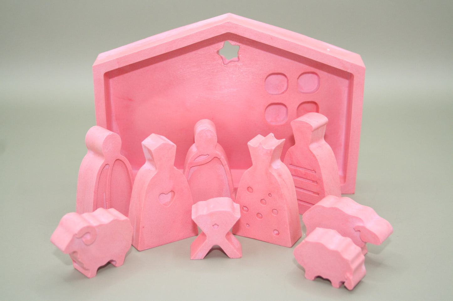 Crèche lumière de Noël