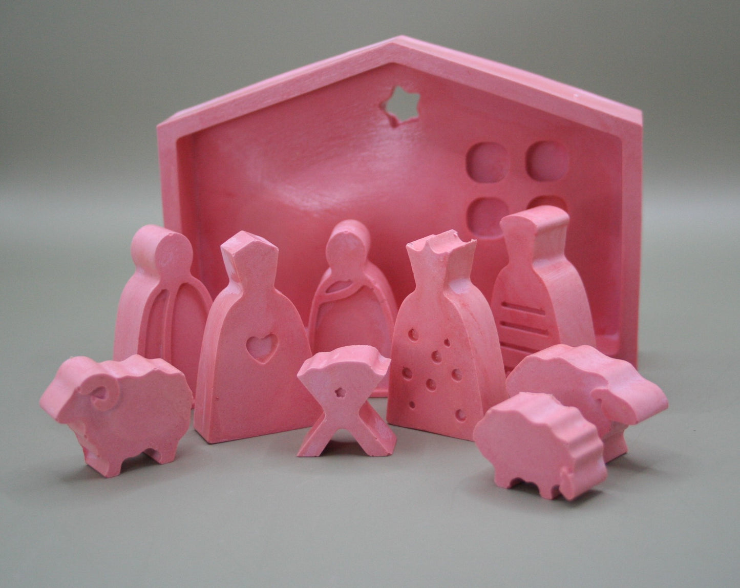 Crèche lumière de Noël